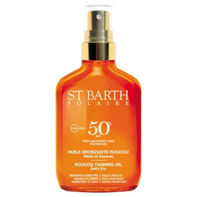 HUILE BRONZANTE ROUCOU SPF50 - LIGNE ST BARTH