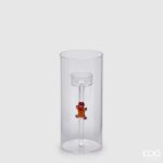PORTACANDELA MARZAPANE CILINDRO H 20CM - EDG