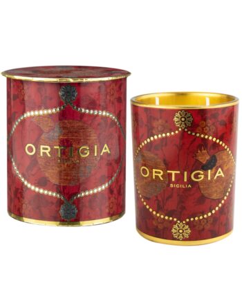 CANDELA GRANDE DECORATA MELOGRANO - ORTIGIA