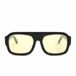 OCCHIALE ROMA NERO LENTE GIALLA - OS SUNGLASSES