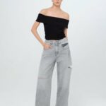 POPPY GRIGIO CON ROTTURE - ICON DENIM