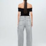 POPPY GRIGIO CON ROTTURE - ICON DENIM