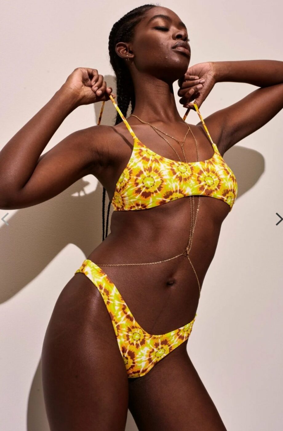 BIKINI DORA TIE DYE GIALLO - MATINÉE