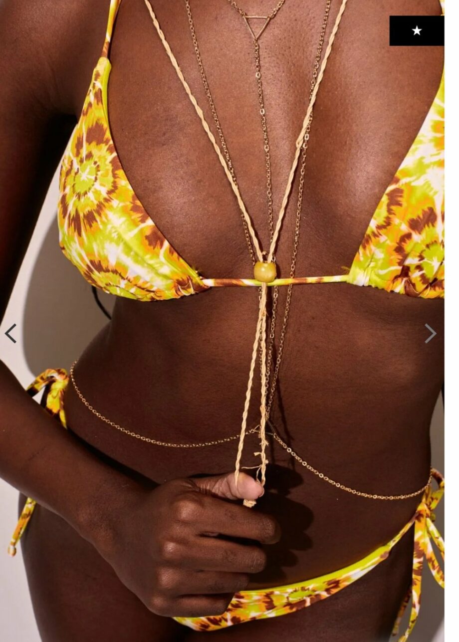 BIKINI DORA TIE DYE GIALLO - MATINÉE