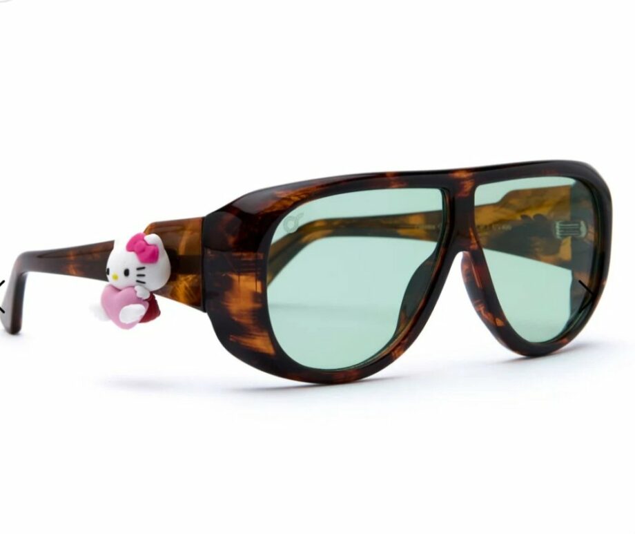 OCCHIALE PANAMA HAVANA VERDE × HELLO KITTY - OS SUNGLASSES