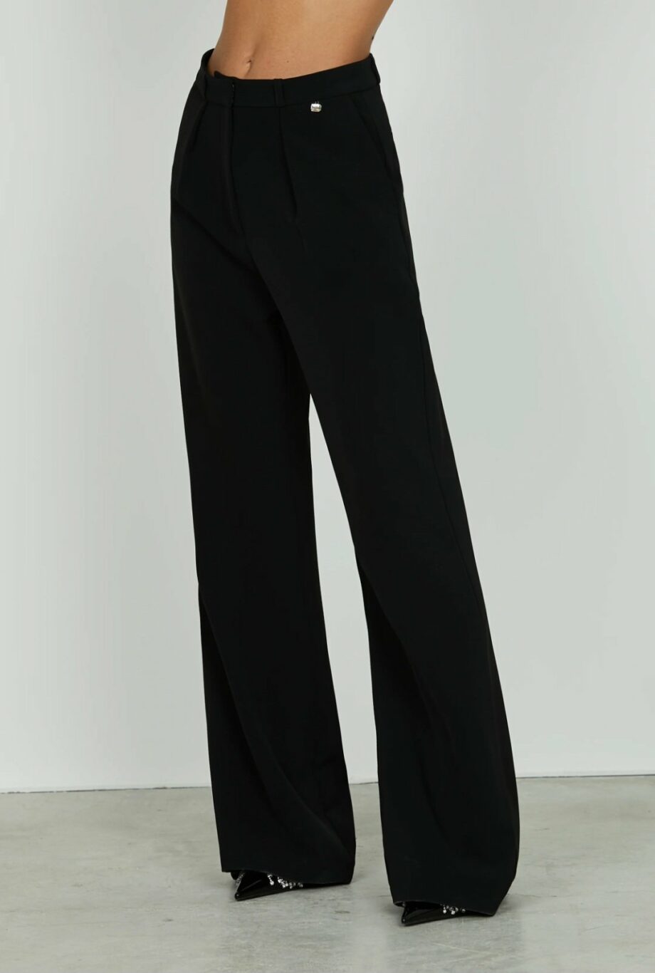 PANTALONE VITA ALTA CON PINCES - RELISH