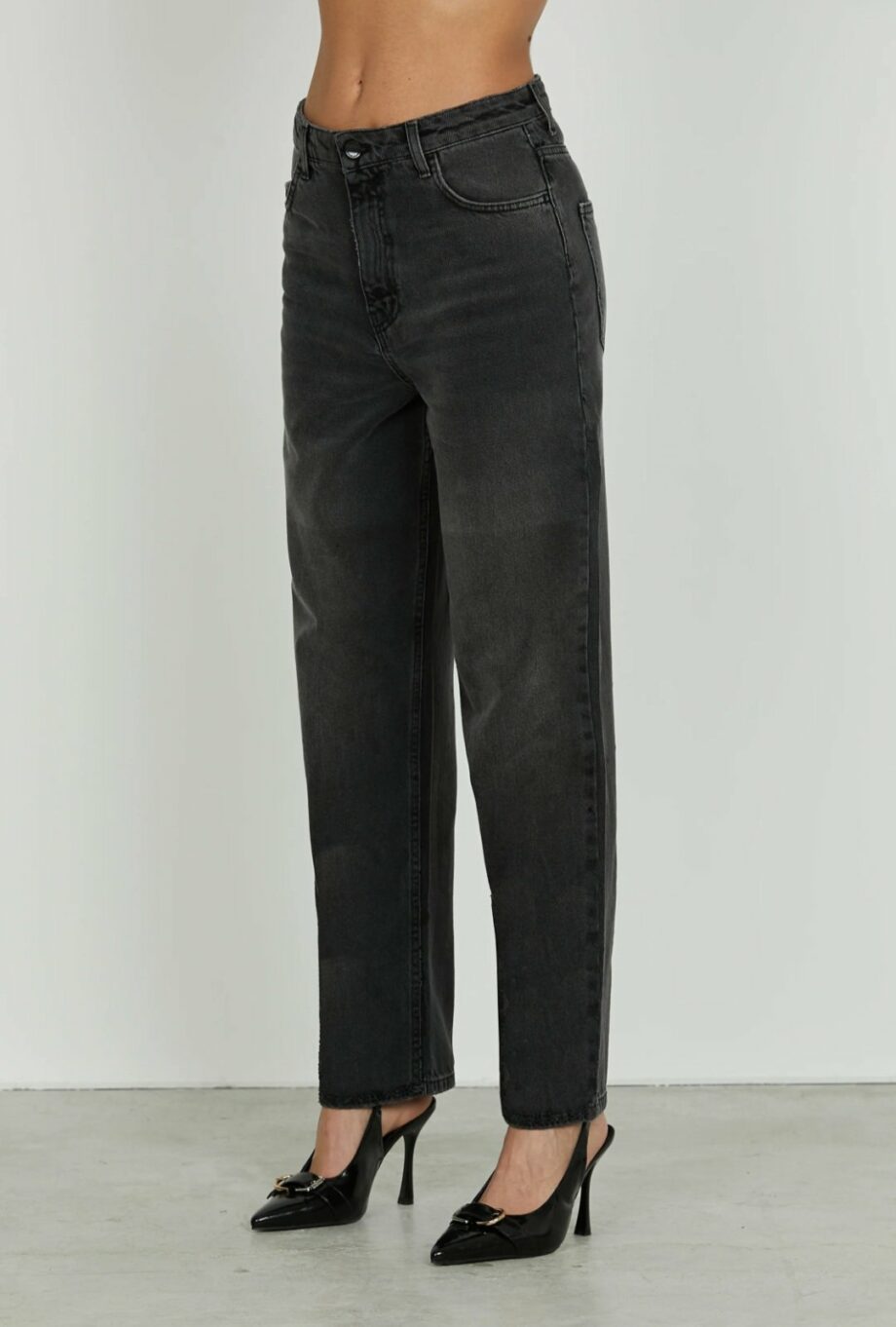 JEANS CARLA DENIM BLACK - RELISH