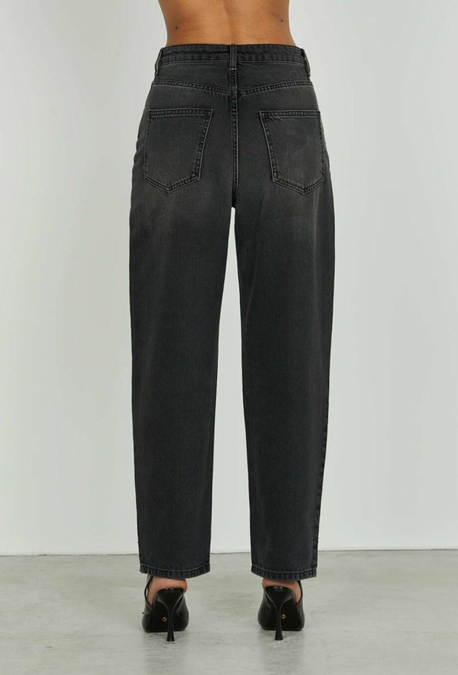 JEANS CARLA DENIM BLACK - RELISH