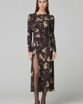 ABITO CHLOE LOTUS MARRONE - MAR DE MARGARITAS