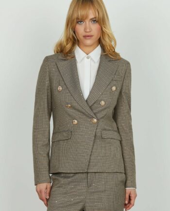 BLAZER BELSA PIE DE POULE - RELISH
