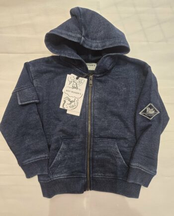 FELPA FULL ZIP BLU DENIM - ROY ROGER'S