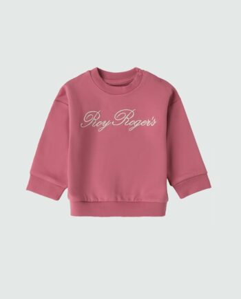 FELPA ROSA GIROCOLLO - ROY ROGER'S