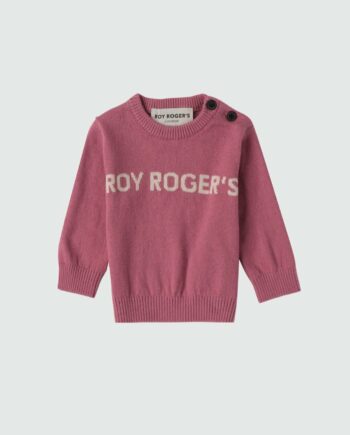MAGLIONE GIROCOLLO ROSA - ROY ROGER'S