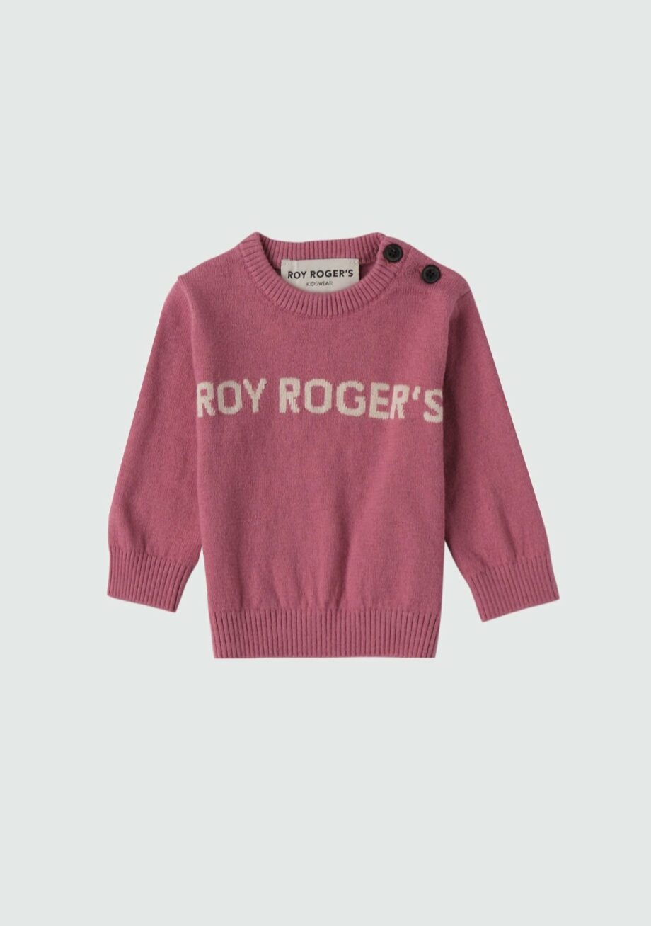 MAGLIONE GIROCOLLO ROSA - ROY ROGER'S