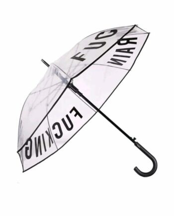 OMBRELLO TRASPARENTE F** RAIN