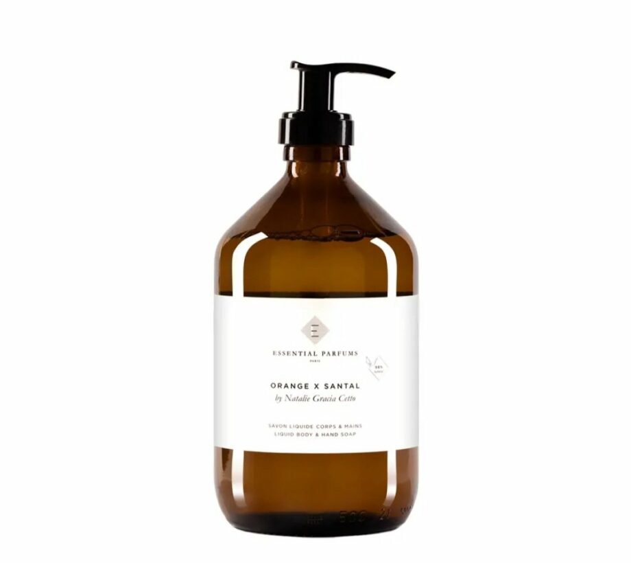 ORANGE X SANTAL 500ML  SAPONE LIQUIDO - ESSENTIAL PARFUMS