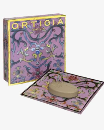 SAPONETTA CON PIATTINO IN VETRO ARAGONA - ORTIGIA