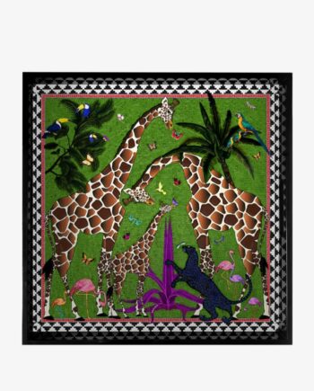 VASSOIO GIRAFFE VERDE - ORTIGIA