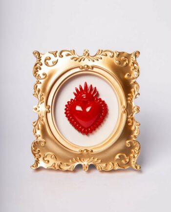 CORNICE CUORE SACRO H21cm L18,5