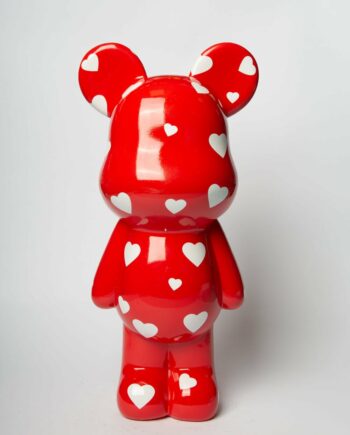 TEDDY RED H40CM