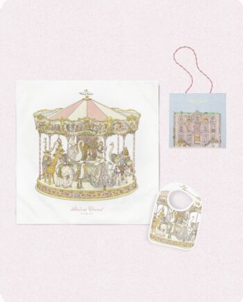 GIFT SET BAVAGLINO E MUSSOLA CAROSELLO ROSA - ATELIER CHOUX
