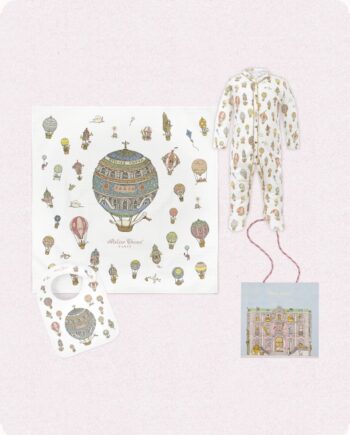 GIFT SET LUXURY TUTINA, BAVAGLINO E MUSSOLA MONGOLFIERA - ATELIER CHOUX