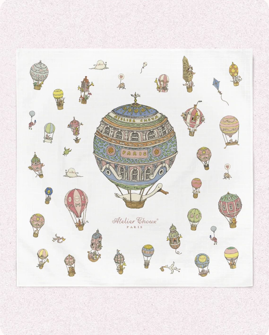 GIFT SET LUXURY TUTINA, BAVAGLINO E MUSSOLA MONGOLFIERA - ATELIER CHOUX