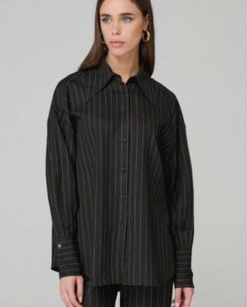 CAMICIA OVERSIZE GESSATA - MAR DE MARGARITAS