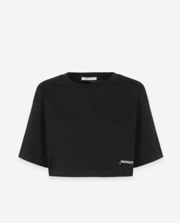 T-SHIRT CROP NERA - HINNOMINATE