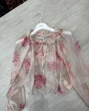Blusa a fiori