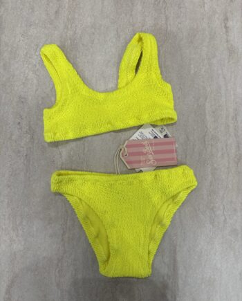 Bikini crinkle giallo