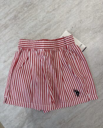 Pantaloncino a righe rosse