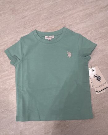 T-shirt manica corta verdeacqua