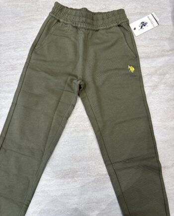 Pantalone tuta verde miltare