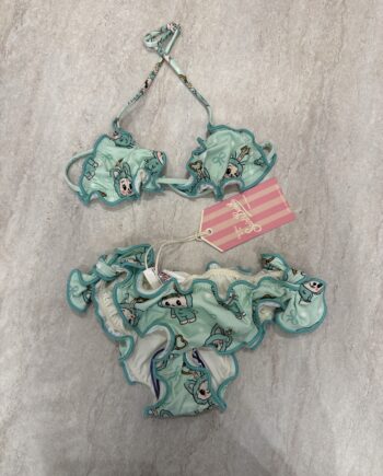 Bikini labubu verde