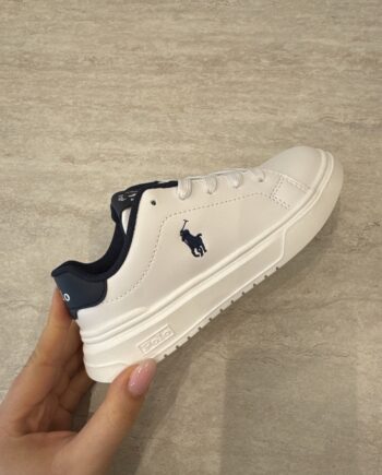 Sneaker heritage court lacci ralph lauren