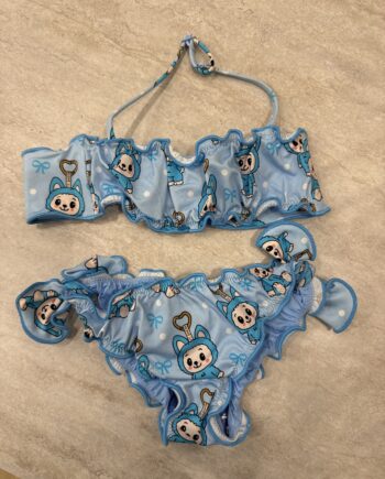 Bikini labubu blu