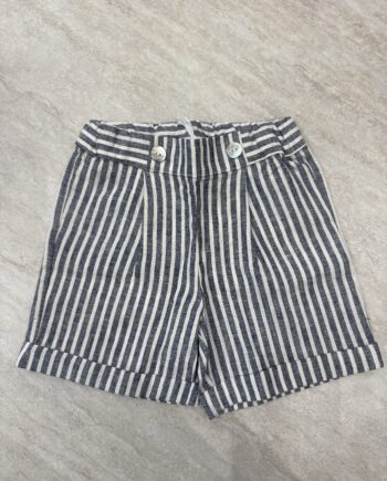 Pantaloncino a righe blu