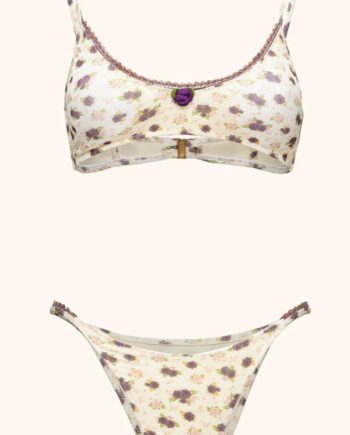 BIKINI DONNA FIORI BIANCO - ME FUI