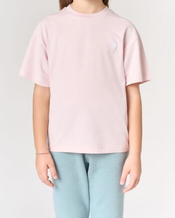 T-shirt manica corta rosa baby