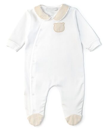 Tutina bianca con orsetto