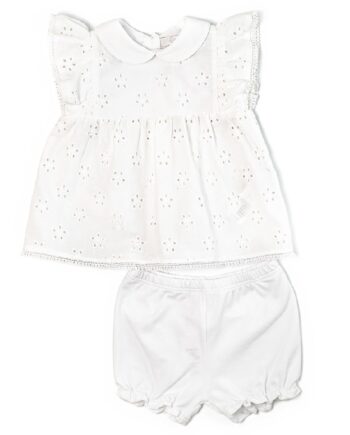 Set spezzato in pizzo sangallo