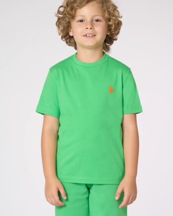 T-shirt manica corta verde fluo