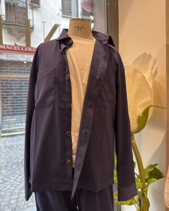 Overshirt blu